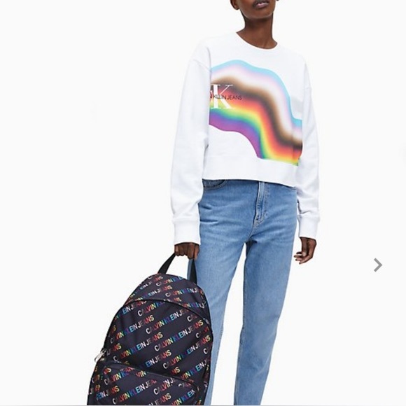 Calvin Klein PRIDE Collection Cotton Pullover Sweater (M) - Picture 4 of 15